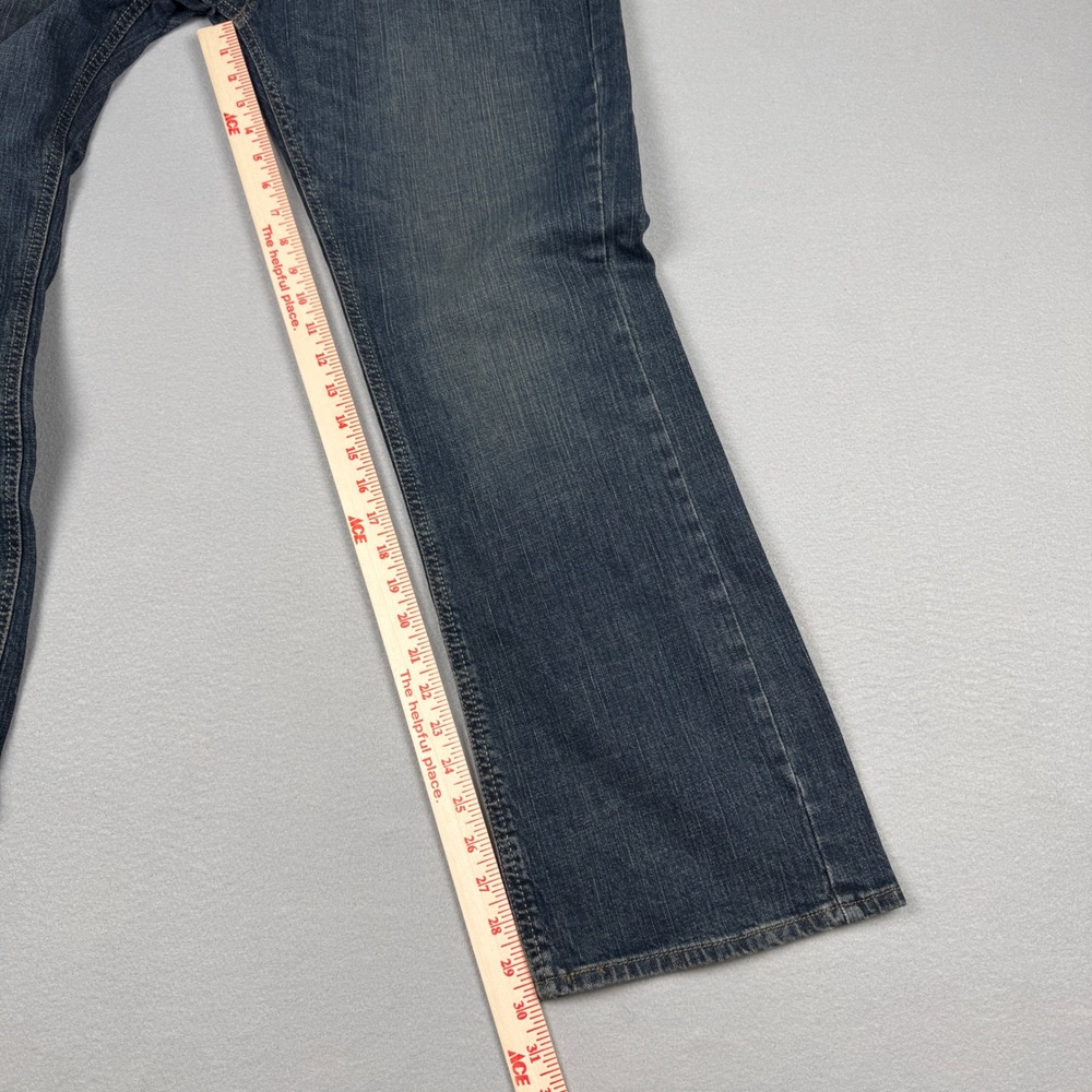 Signature Levi Strauss Gold Mens 34x30 Bootcut Jeans Blue Denim Western Cowboy - Picture 9 of 10